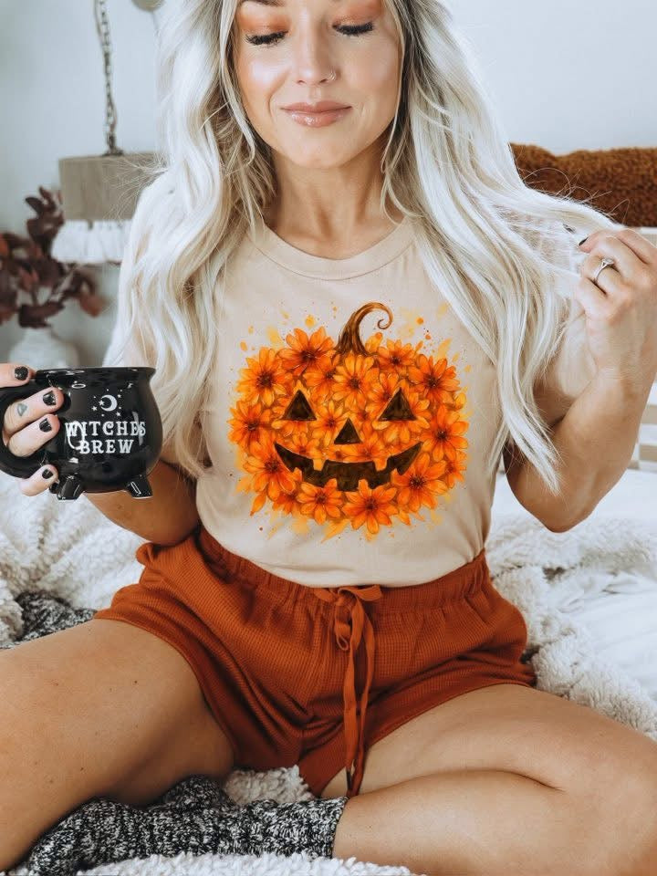 Flower Jack-o-Lantern