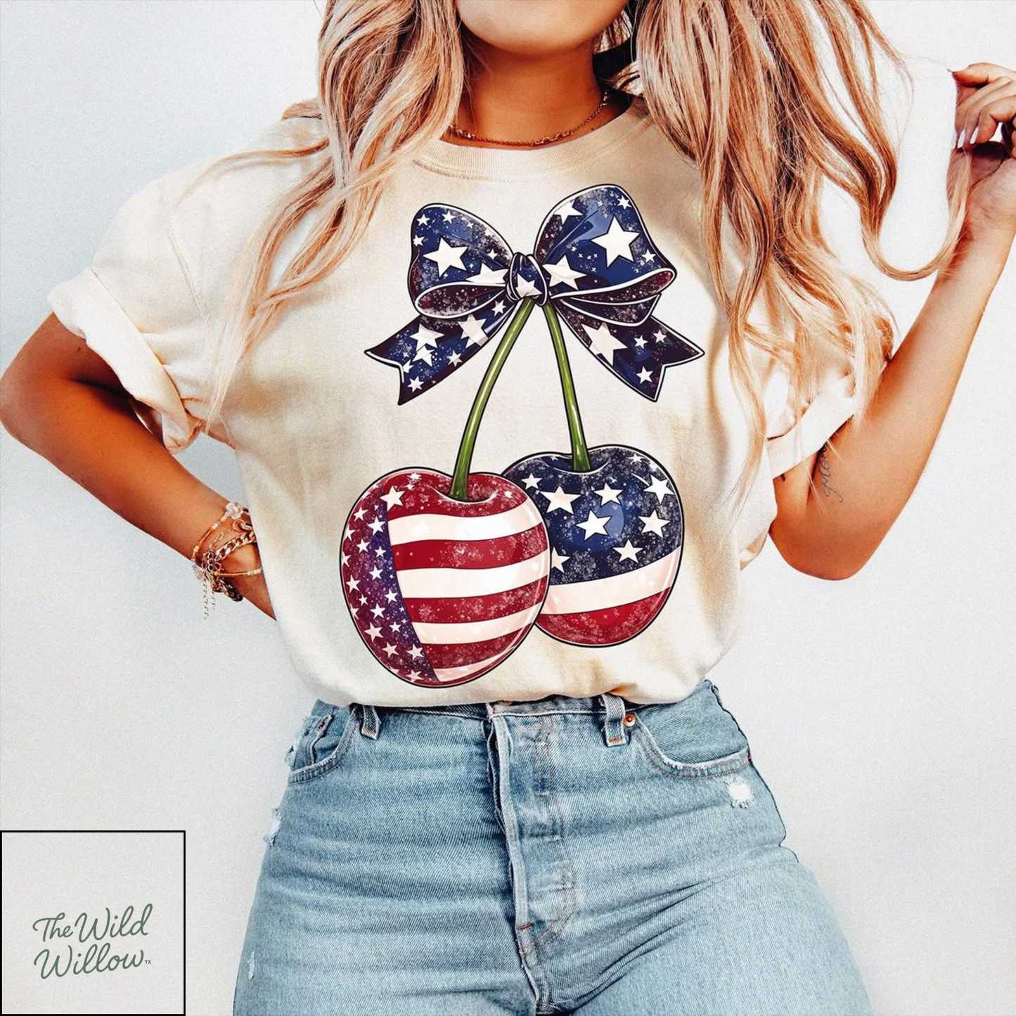 American Cherries Graphic