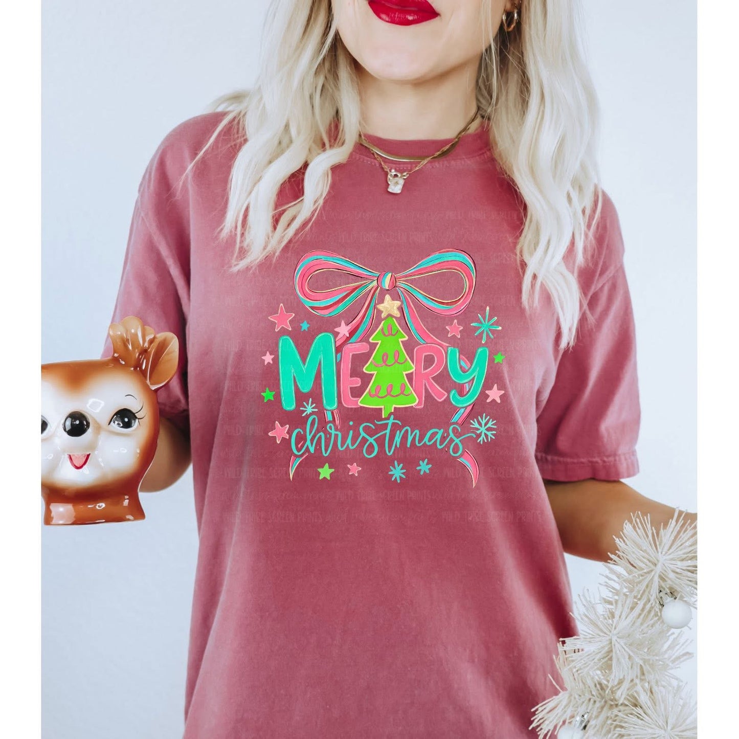 Colorful Merry Christmas Graphic