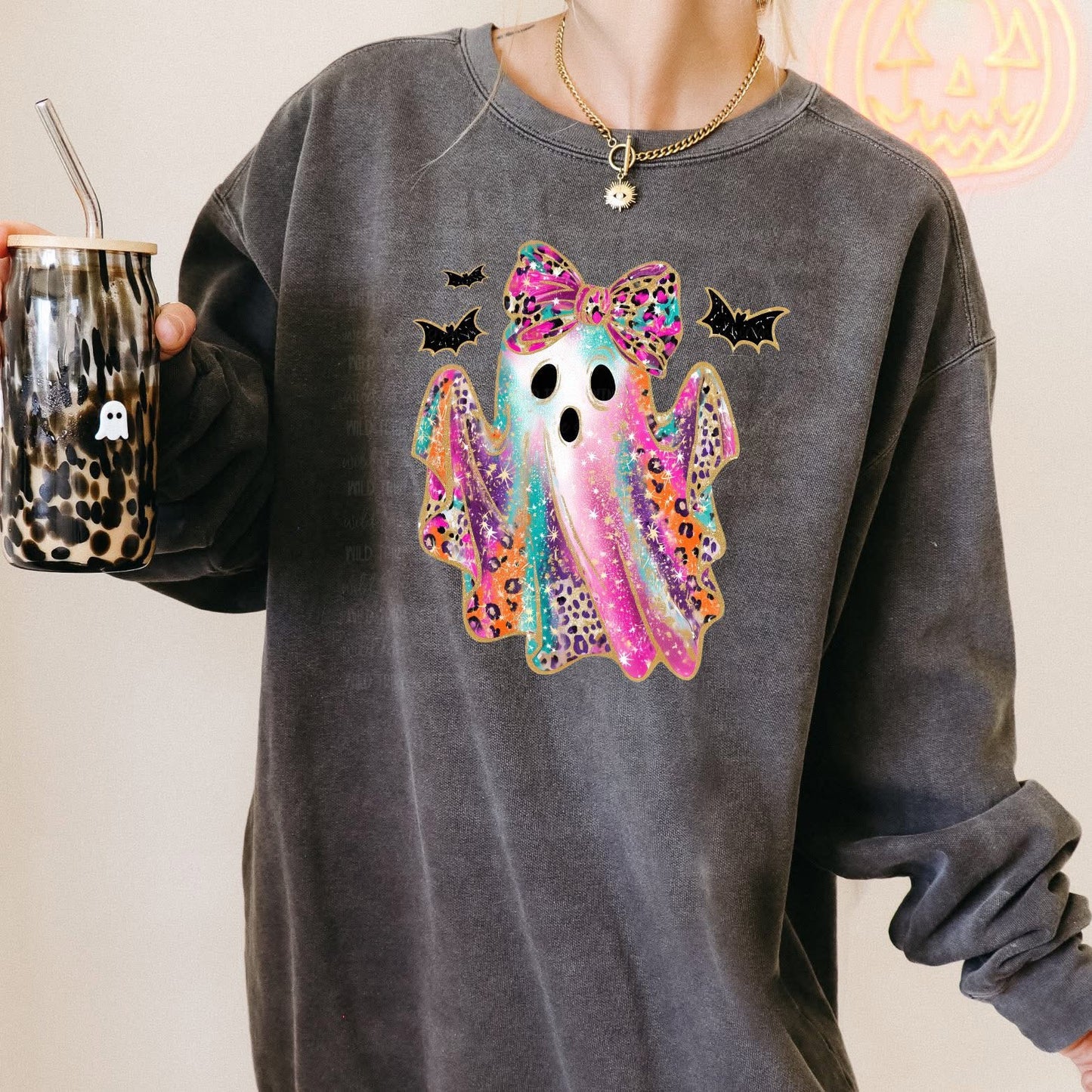 Colorful Ghost Graphic