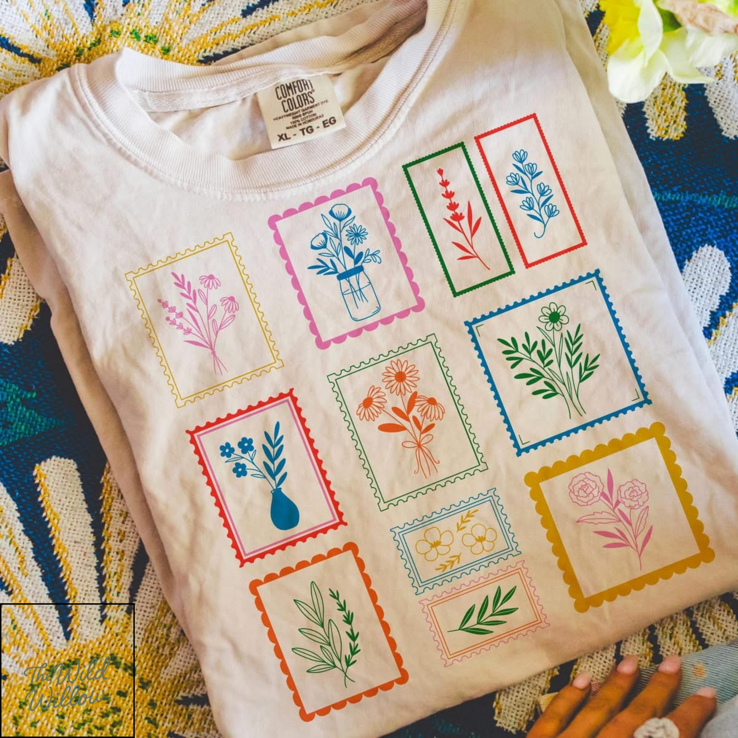 Floral Stamps Graphic