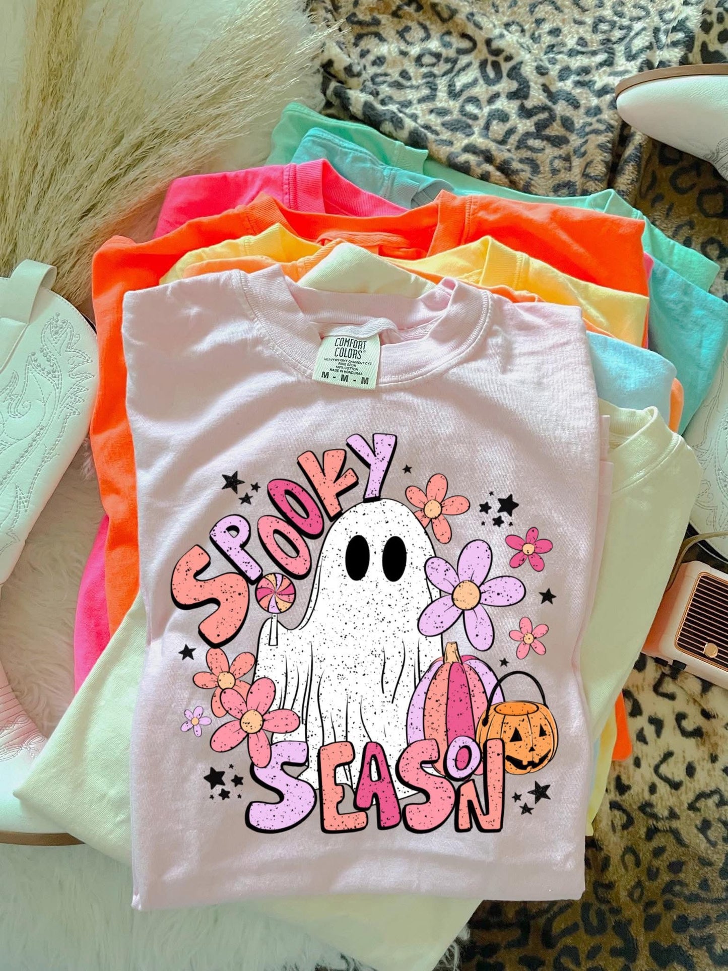 Spooky Season Ghost Graphic
