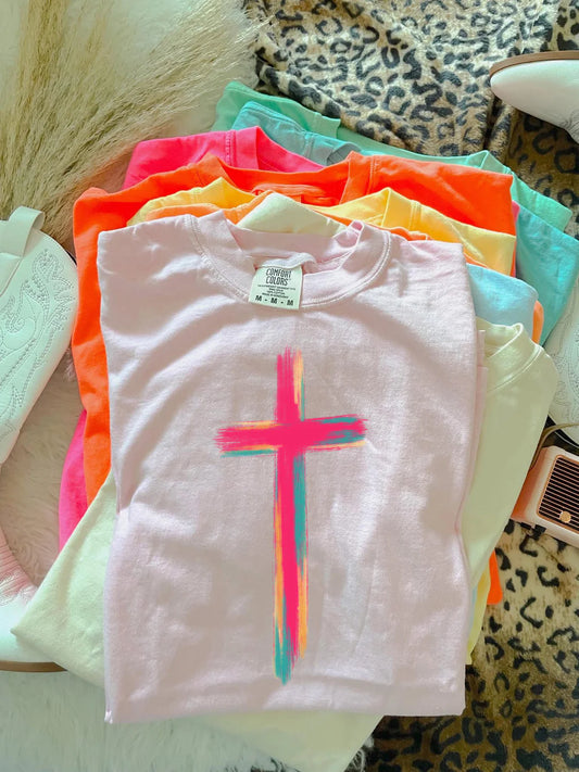 Colorful Cross Graphic