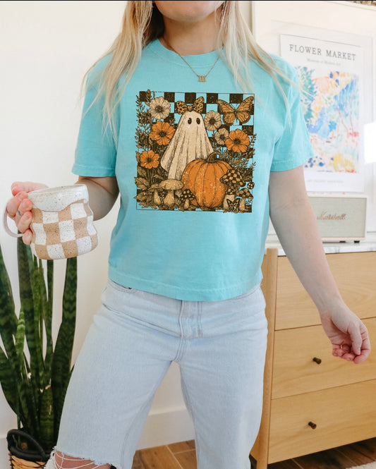 Checkered Ghost Graphic