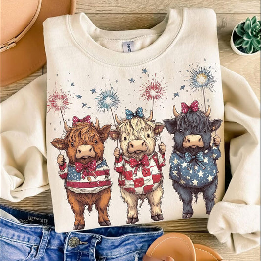Patriot Cows Graphic