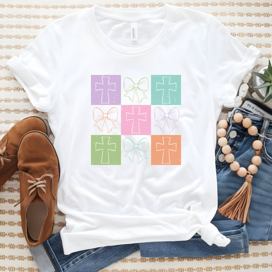 Cross & Bow Graphic