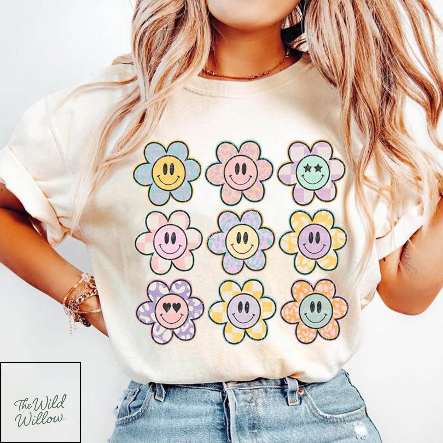 Happy Flowers Graphic