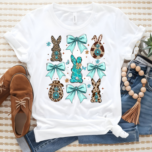 Turquoise Easter Graphic