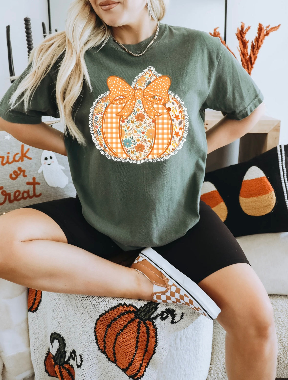 Plaid Pumpkin Graphic