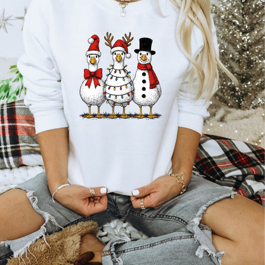 Christmas Goose Trio Graphic
