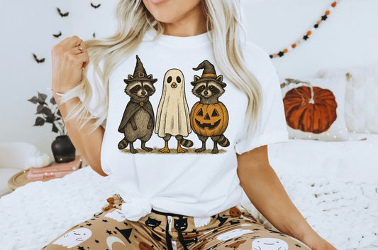 Halloween Raccoon Graphic