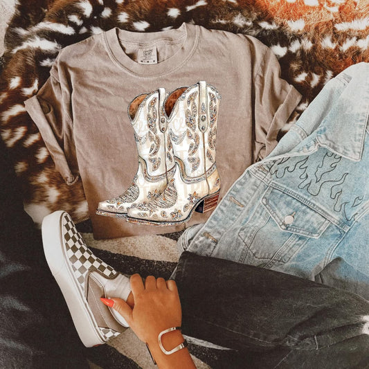 Rhinestone Boots Graphic