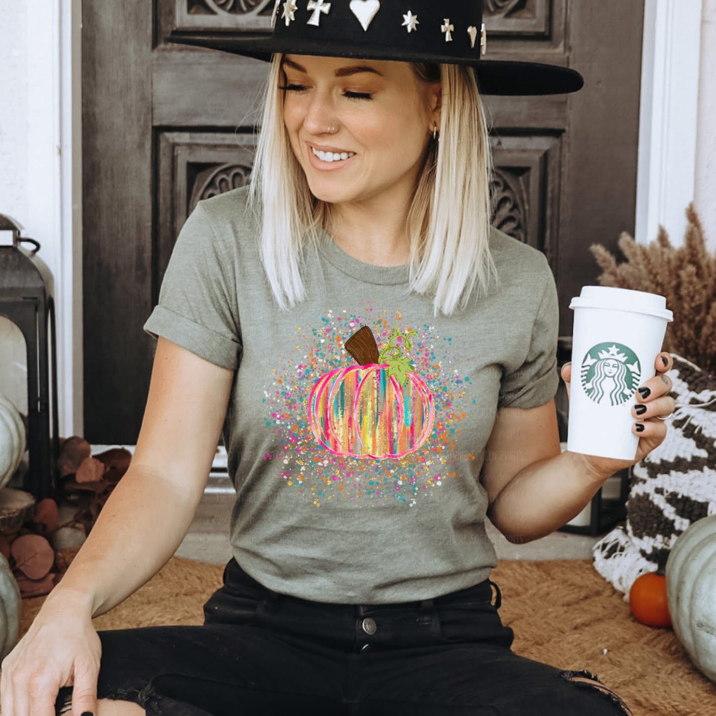 Colorful Pumpkin Graphic