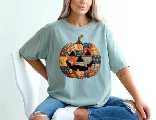Quilt Patch Pumpkin
