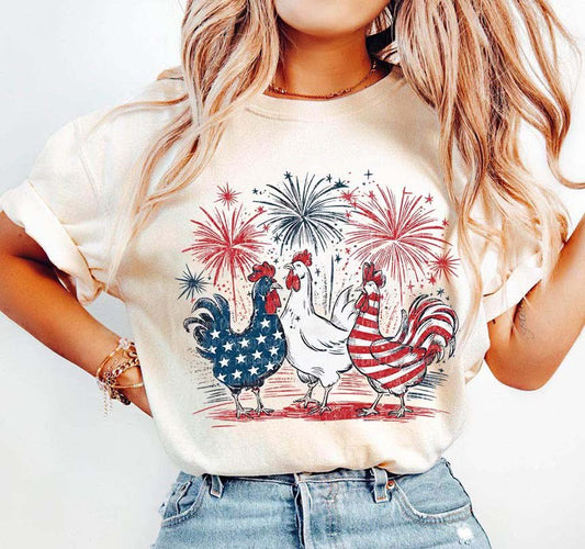 Patriot Chickens Graphic