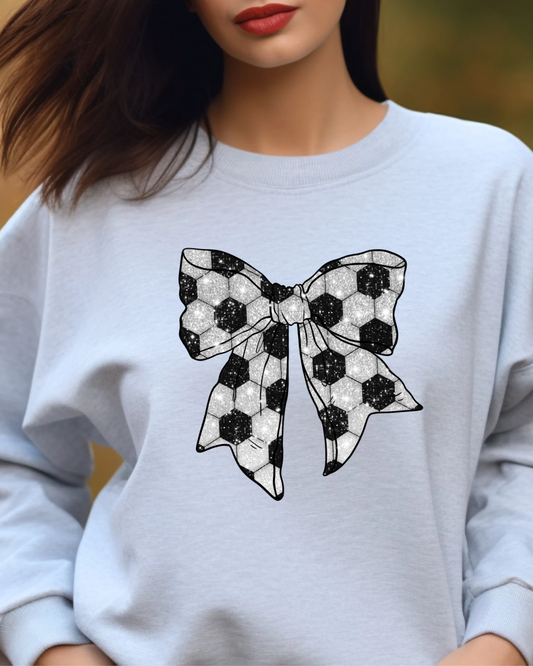 Soccer Bow Graphic
