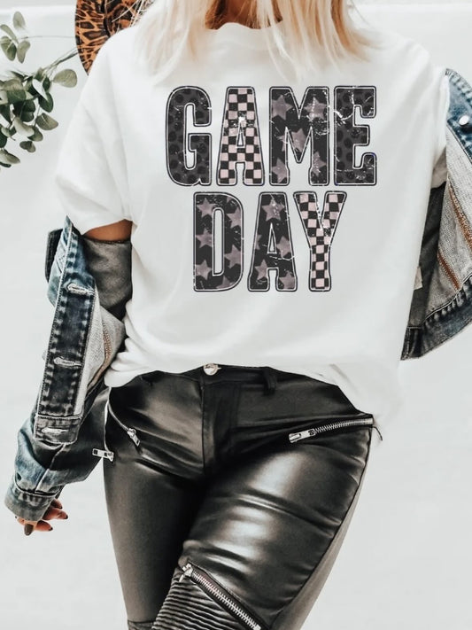 Retro Game Day Graphic