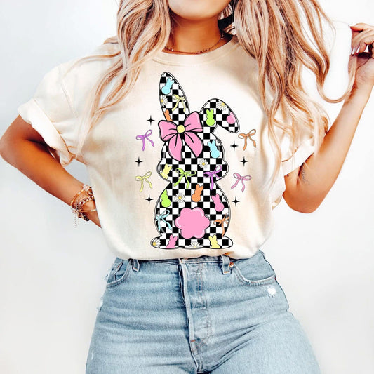 Retro Bunny Graphic